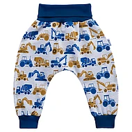  ESITO Dětské tepláky Stavební stroje Modrá 80