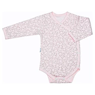  ESITO Dětské zavinovací body Zája růžová Delicate Pink 56