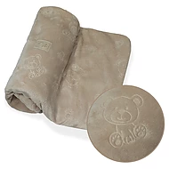  ESITO Dvojitá dětská deka mikroplyš Bear Béžová