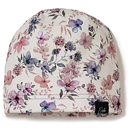  ESITO Jarní čepice Violet flowers cream Smetanová 48