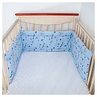  ESITO Mantinel do postýlky Teddy Bears Modrá Modrá