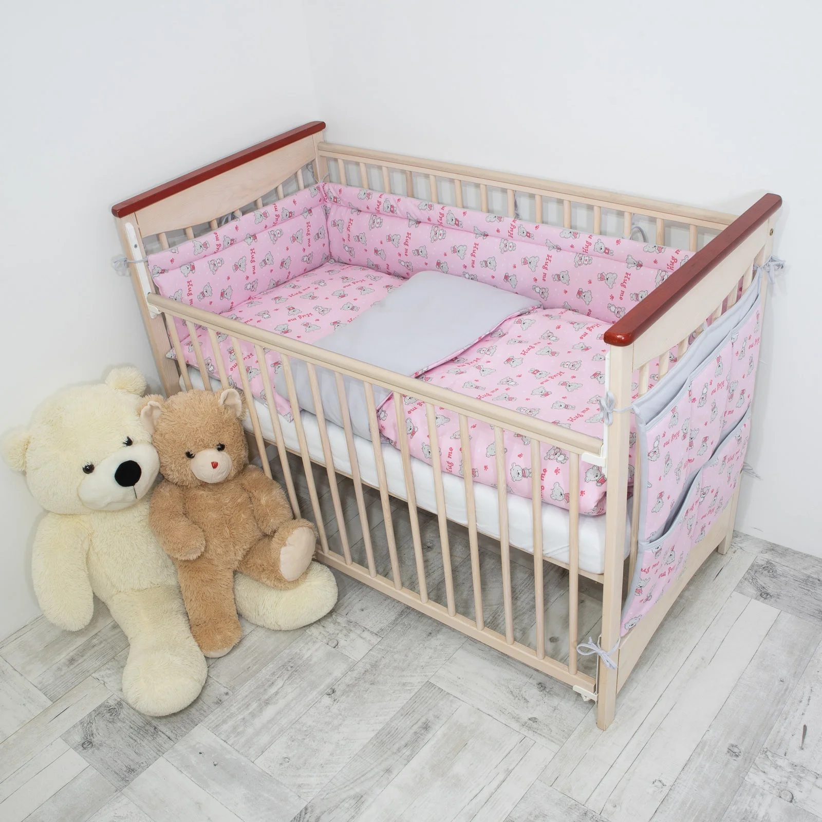 ESITO Mantinel do postýlky Teddy Bears Modrá 