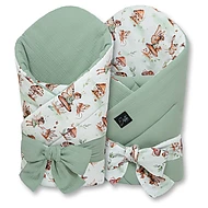  Esito Mušelínová zavinovačka 85x85cm Olivová