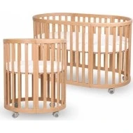  Espiro postýlka Oasis 3v1 s matracemi Light wood