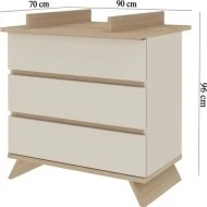 Faktum Přebalovací komoda Sienna Přebalovací komoda Faktum Sienna Cashmere