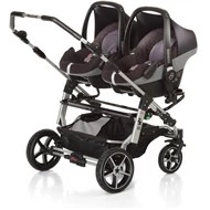 Hartan Zwilling ZXII 2017 použití s autosedačkami Maxi Cosi