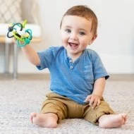 Infantino Chrastítko a kousátko míček Kousátko s miminkem