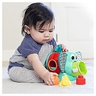 Infantino Slon Jumbo s vkládacími tvary 