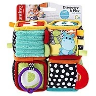 Infantino Textilní kostky s aktivitami 4 ks 