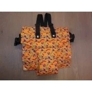 Jitro Kombinace pultíku a vatelínových kalhotek Oranžové tužky kalhotky