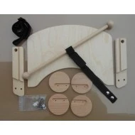 Jitro Komplet pultík s kšandičkami - Přírodní lakovaná