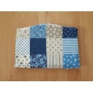 JITRO Rostoucí židle Klasik - Modrý patchwork