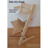 JITRO Rostoucí židle Klasik - Područky, stabilizační botičky