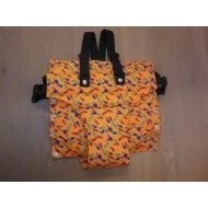 Jitro Vatelínové kalhotky s kšandami - Oranžové tužky