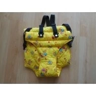 Jitro Vatelínové kalhotky s kšandami - Žluté myši