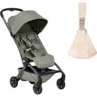  Joolz AER2 kočárek BUNDLE set s Ergobaby Upsie Sage green / natural beige
