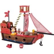 Jouéco dřevěná pirátská loď