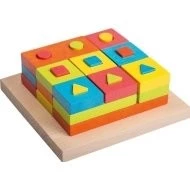Jouéco dřevěná skládačka puzzle 28ks Skládačka