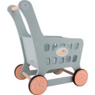 Jouéco Dřevěný nákupní vozík Vozík