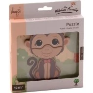  JOUÉCO Dřevěné puzzle Tiger Monkey
