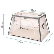  Kidnort Cestovní postýlka Bleke 2v1 - 