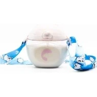 KIDNORT Dětská lahev se šňůrkou Bear Béžová 300ml