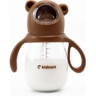  KIDNORT Kojenecká lahev Jordbaer Hnědá 300ml