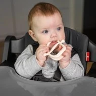 KIDNORT Silikonové kousátko Glitre Béžová 