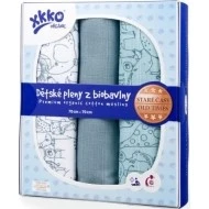  KIKKO Pleny z Bio bavlny Organic 70x70cm Staré časy Natural, 5ks Safari mountain spring