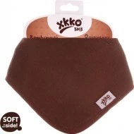 KIKKO Bambusový slintáček/šátek Choco varianta dark choco