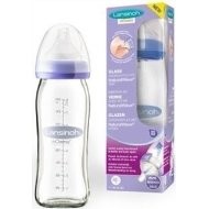 Lansinoh skleněná kojenecká láhev 240ml s NaturalWave TM