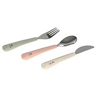 Lassig Příbor Cutlery se silikonovou rukojetí 3ks 