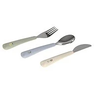 Lassig Příbor Cutlery se silikonovou rukojetí 3ks 