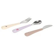 Lassig Příbor Cutlery se silikonovou rukojetí 3ks 