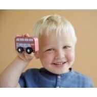 Little Dutch Vláčkodráha dřevěná - set autíček