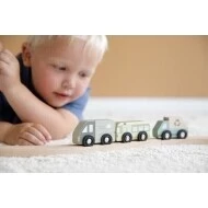Little Dutch Vláčkodráha dřevěná - set autíček