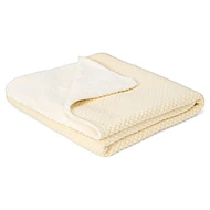  Little Dutch Deka pletená / fleece 70 x 100 cm Pure Pure Soft White
