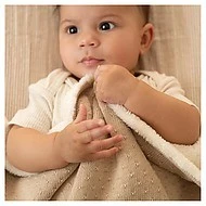  Little Dutch Deka pletená / fleece 70 x 100 cm Pure - 