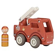 Little Dutch Hasičské auto dřevěné