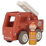 Little Dutch Hasičské auto dřevěné