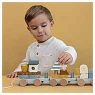 Little Dutch Vláček dřevěný Námořnický záliv