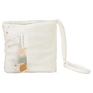 Little Dutch Závěsná textilní knížka s aktivitami Newborn Natural