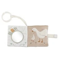 Little Dutch Závěsná textilní knížka s aktivitami Newborn Natural