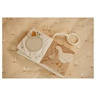 Little Dutch Závěsná textilní knížka s aktivitami Newborn Natural