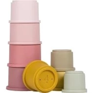 Little Dutch Stohovací kelímky Pink