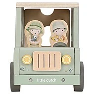Little Dutch Auto s vkládacími tvary dřevěné Safari Friends 