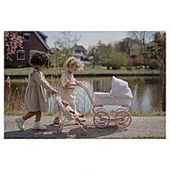  Little Dutch Kočárek pro panenky Soft Flowers - 