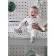 Lodger Slipper Cotton Quilt Grey 