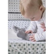 Lodger Slipper Cotton Quilt Grey 