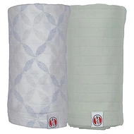  LODGER Swaddler Solid Matcha 2balení Peppermint/Blue Fogg